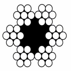 Çelik Halat Galvanizli 6X7