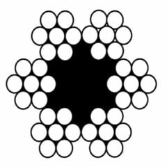 Çelik Halat Galvanizli 6X7