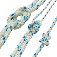 Marin Tip İskota Halatı | Yelken, Mandar ve Tekne Bağlama Halatı %100 Polyester
