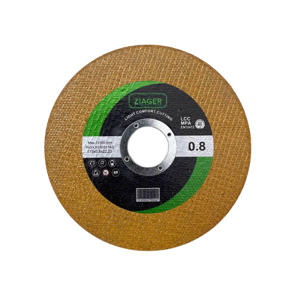 Ziager Pro Inox Kesme Taşı 115x0.8x22.23 mm