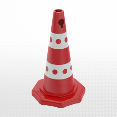 50 cm Benekli Reklam Konisi Trafik Huni Duba