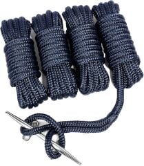 Lacivert Renkli İskota Halat Yelken Mandar Halatı