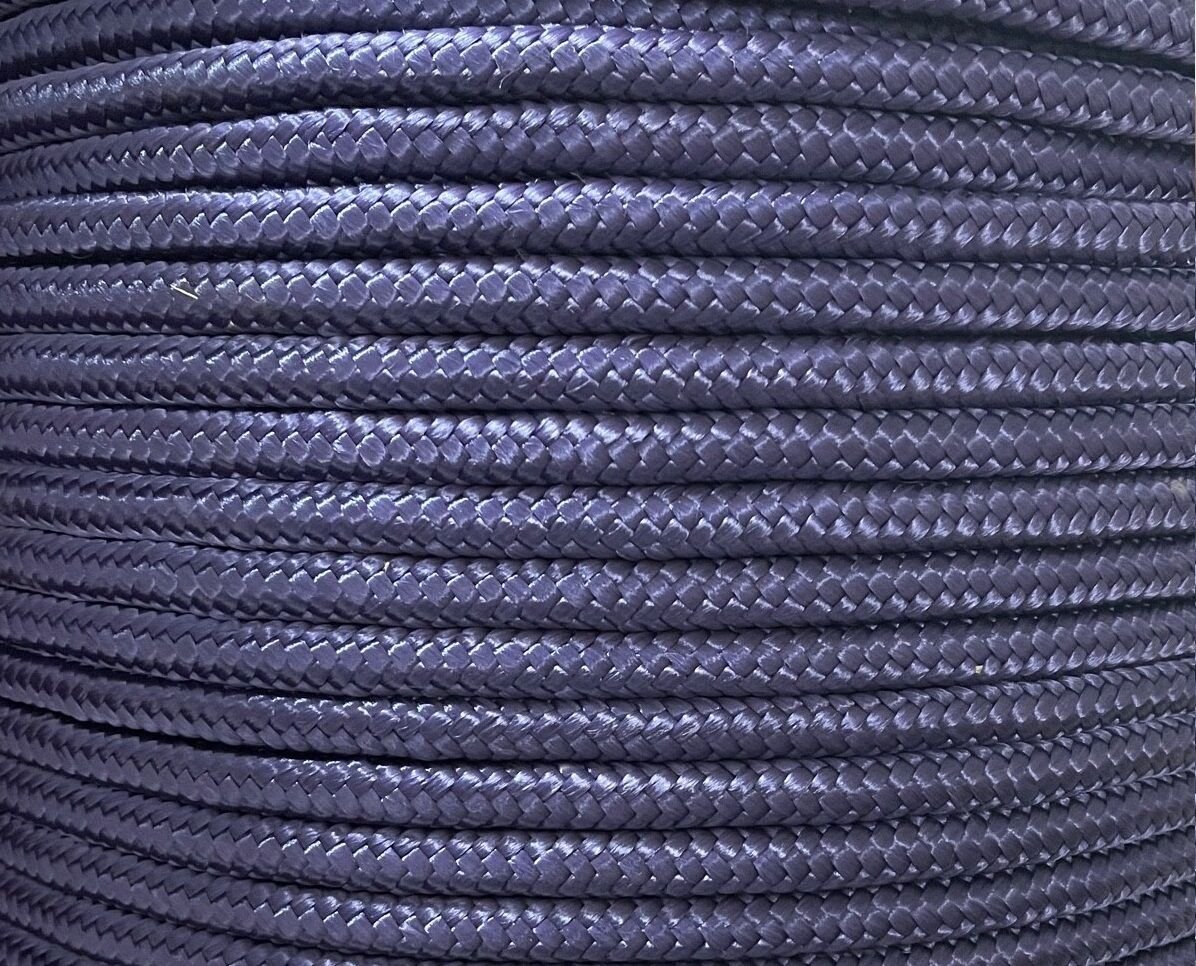 Lacivert Renkli İskota Halat Yelken Mandar Halatı