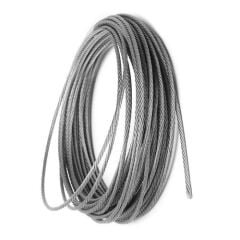 Galvanizli Çelik Halat 6x12 Kendir Özlü | 6mm, 8mm, 10mm, 12mm