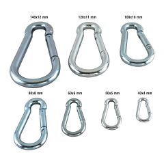 Galvanizli Karabina Hamak Salıncak Askı Kilidi