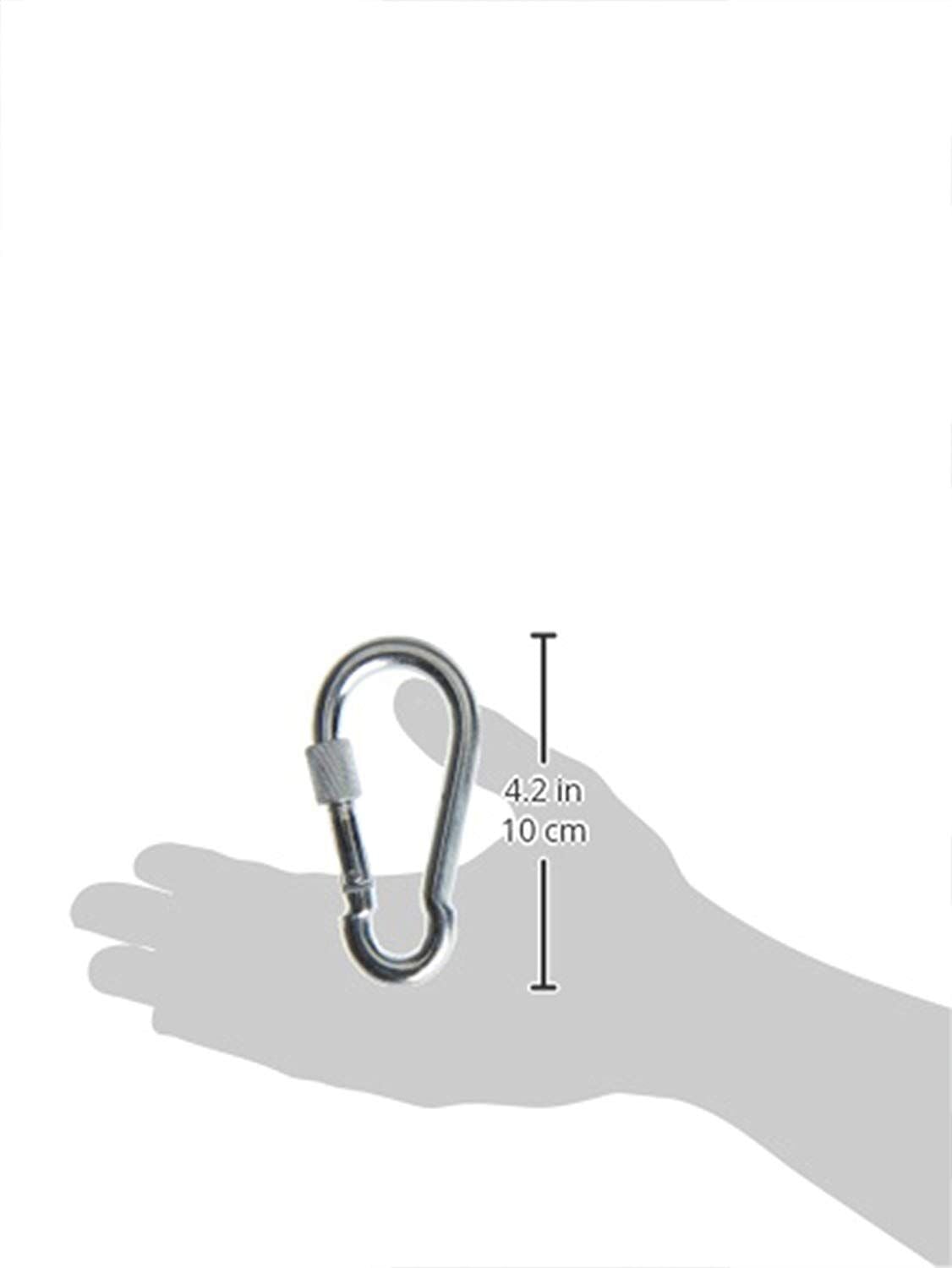 Galvanizli Vidalı Karabina Hamak Salıncak Askı Kilidi 10x100 mm