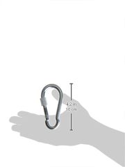 Galvanizli Vidalı Karabina Hamak Salıncak Askı Kilidi 10x100 mm