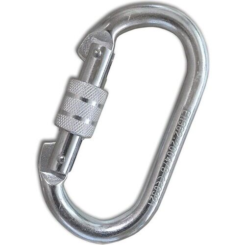 Emniyet Kemeri Karabinası Vidalı Kilitli Tırmanış Kancası 25 kN