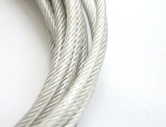 Şeffaf İzoleli Çelik Halat