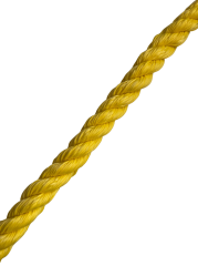 Yüzen Halat 3 Kollu Batmaz Halat Sarı 1 Metre