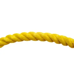 Yüzen Halat 3 Kollu Batmaz Halat Sarı 1 Metre