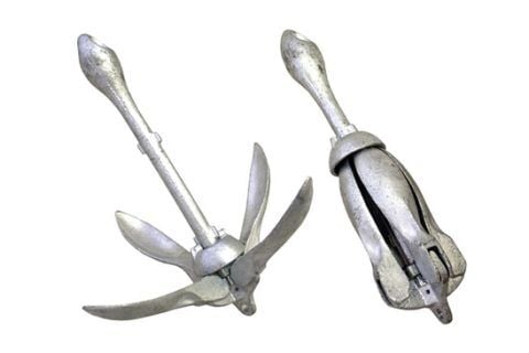 Galvanizli Katlanır Şemsiye Çapa, Tekne Bot Çapası
