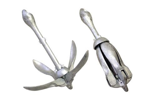 Galvanizli Katlanır Şemsiye Çapa, Tekne Bot Çapası