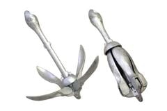 Galvanizli Katlanır Şemsiye Çapa, Tekne Bot Çapası