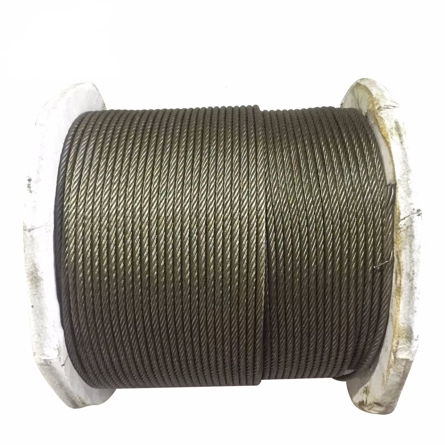 Çelik Halat 6X19 Çelik Özlü Siyah Yağlı Halat, Vinç Halatı, Tomruk Halatı