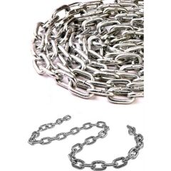 Makaralı Çelik Zincir, Elektro Galvanizli Düz Zincir