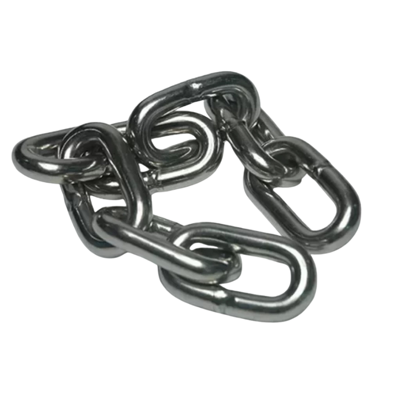 Makaralı Çelik Zincir, Elektro Galvanizli Düz Zincir 10mm - 3 Metre