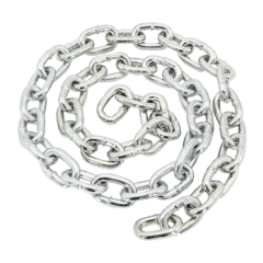 Makaralı Çelik Zincir, Elektro Galvanizli Düz Zincir 6mm - 10 Metre