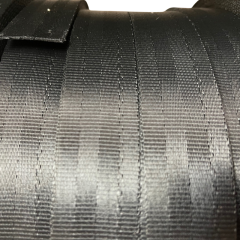 Kolon Halat Yassı İp Halat 3 cm Siyah, Şerit Halat, Bağlama Kayışı