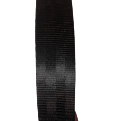 Kolon Halat Yassı İp Halat 3cm Siyah