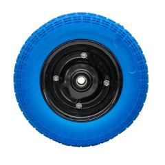 El Arabası Yük Taşıma Tekeri Rulmanlı Patlamaz Poliüretan Teker PU Dolgulu Tekerlek 350x70 mm