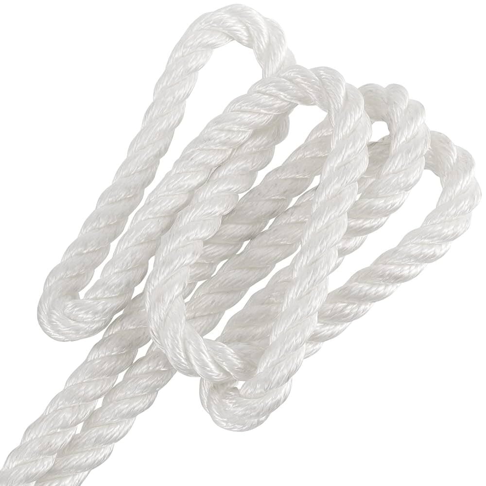3 Kollu İpek Halat 12mm, 16mm, 18mm, Batan Halat, Çapa Halatı, Bağlama Halatı