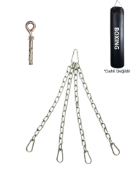 Boks Kum Torbası Tavana Asma Seti Aparatı 4 kollu Zincir Askı